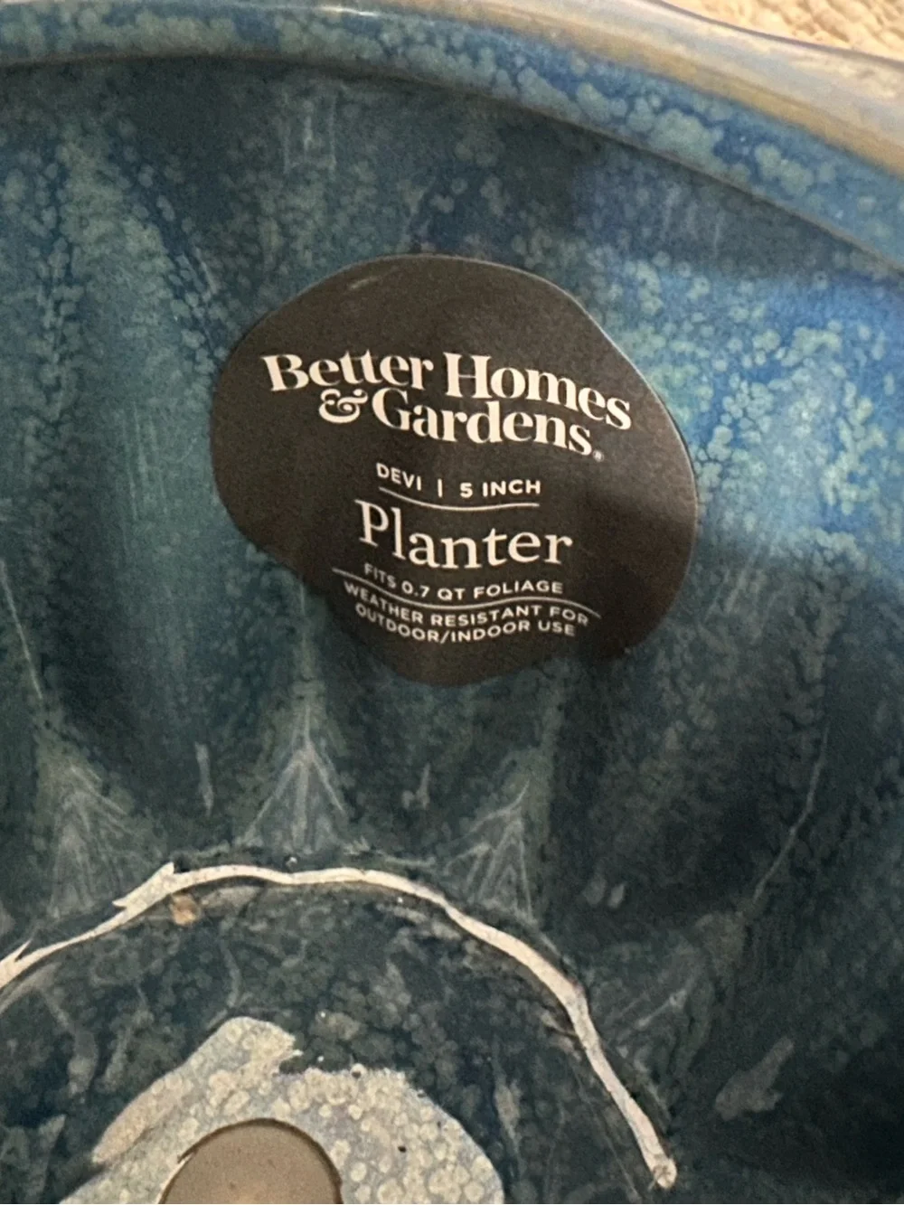 NEW Cute 5” Better Homes & Gardens Plant Pots